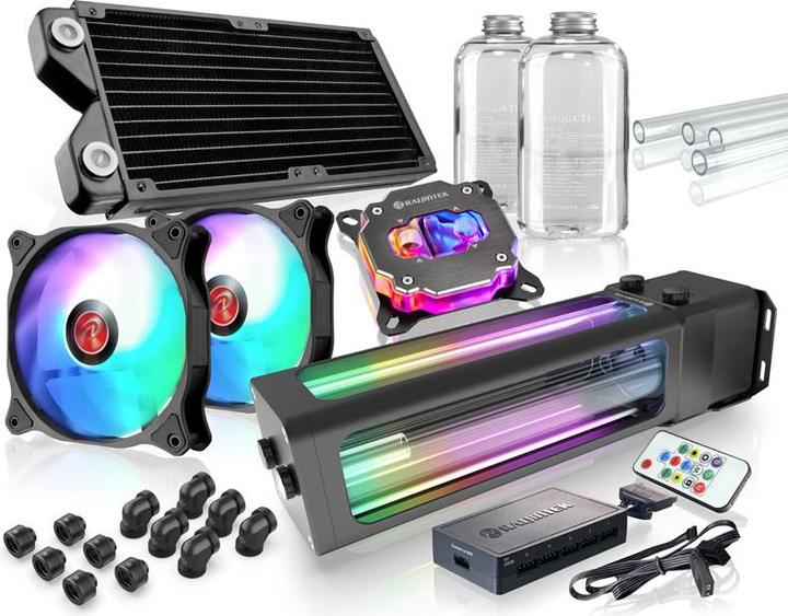 Actual product image Raijintek SCYLLA PRO CA240 ARGB water cooling kit