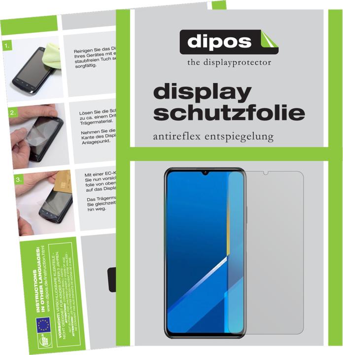 Dipos Displayschutzfolie Antireflex (4 Stück, Honor X10 Max)