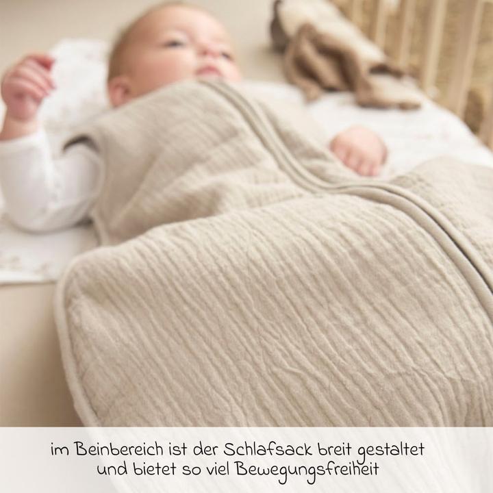 Produktbild Meyco Schlafsack winter - pre-washed musselin (110 cm)