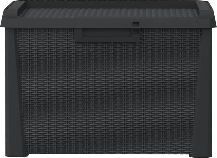 Image du produit VidaXL Gartentruhe Anthrazit 125 L PP,Farbe: Anthrazit,Material