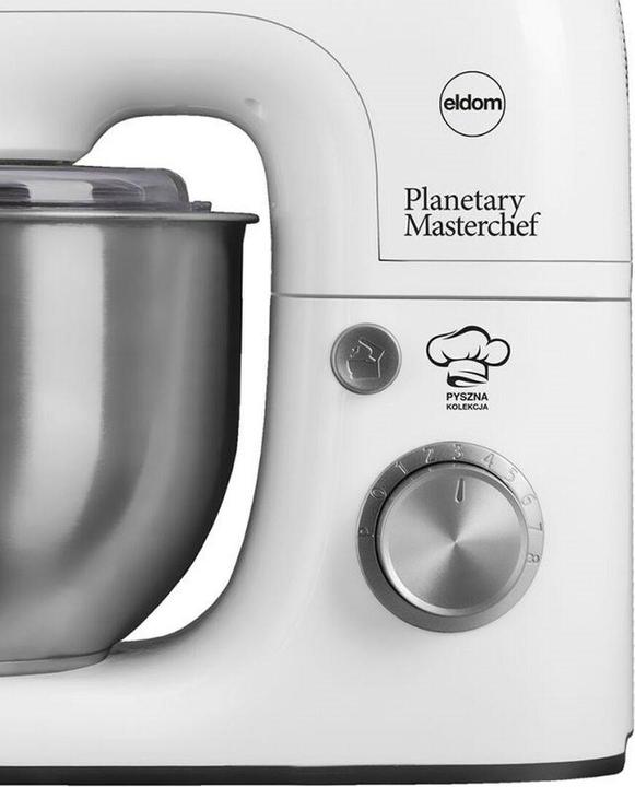 Produktbild Eldom Wrk1200 Planet Stand Mixer 800w White (800 W, 5 l)