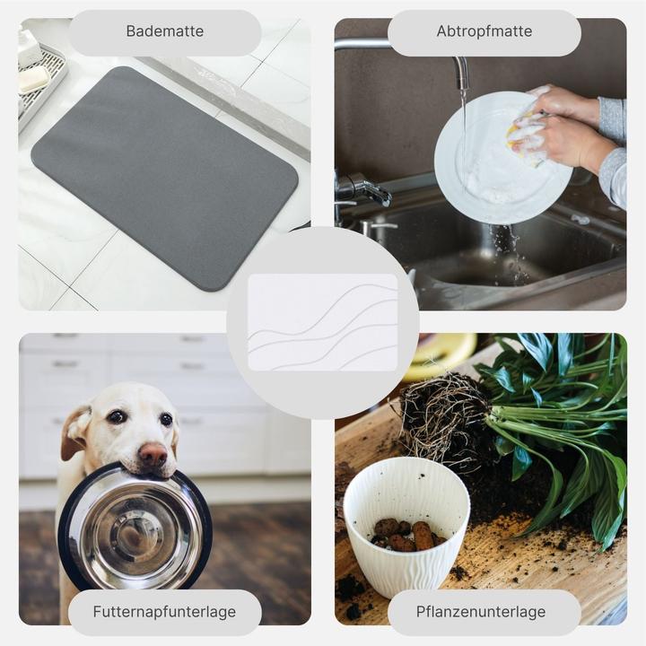 Actual product image Hermex Diatomite doormat (60 x 39 cm)