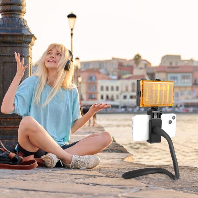 Actual product image Puluz Flexible smartphone and action cam silicone mount