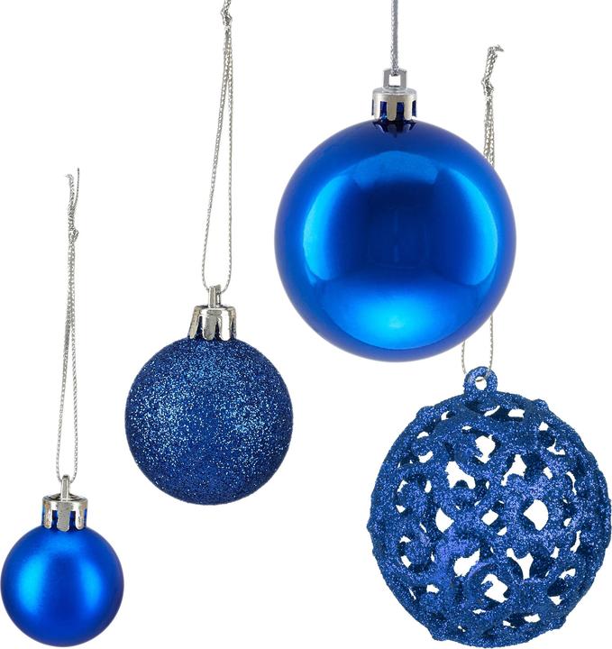 Actual product image Relaxdays Christmas baubles set (50 -part)