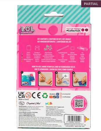 Actual product image Craft Buddy LOL Characters, Card Set 10x15cm Crystal Art