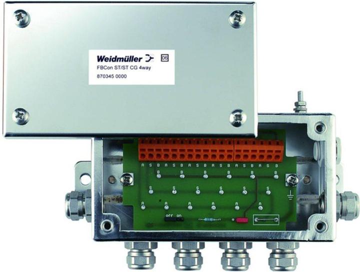 Actual product image Weidmüller Standard distributor FBCON SS CG 4WAY Inhal