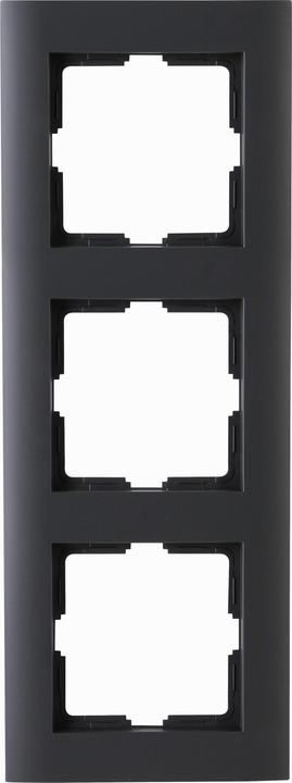 Actual product image Kopp Athenis flush-mounted moisture-proof 3-gang cover frame IP44 anthracite