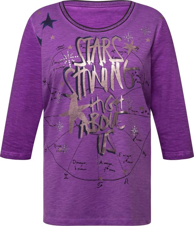 Produktbild Angel of Style T-Shirt, oversized, Metallic-Stern, Rundhals, 3/4-Ärmel (48)