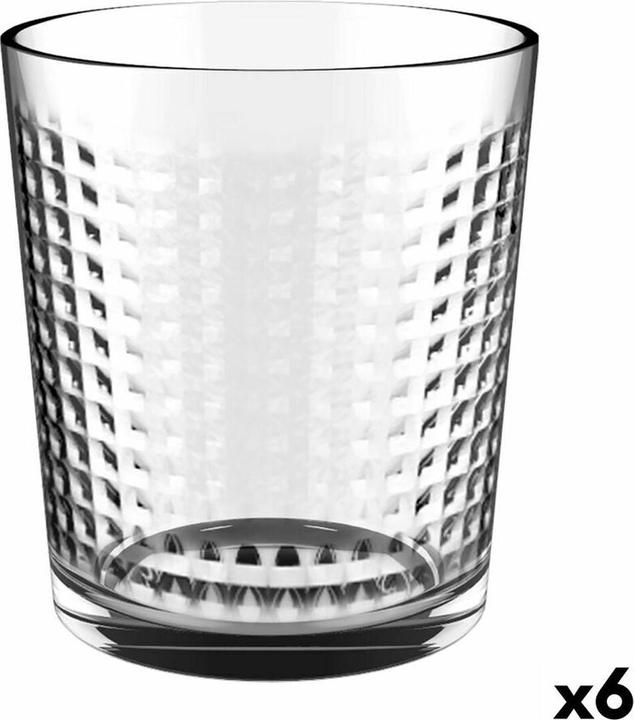 Quid Trinkglas Urban Square Glas 360 ml (6 Stück) (Pack 6x) (0.36 l, 6x)