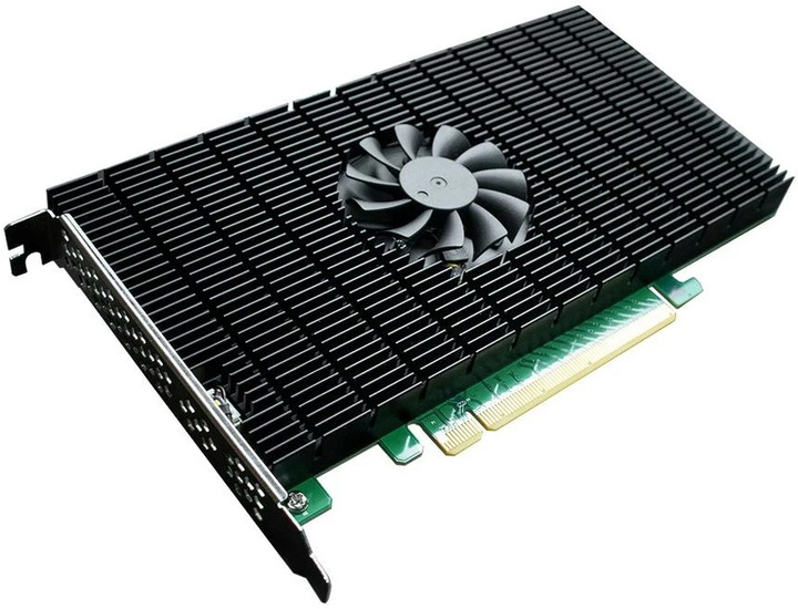 Actual product image HighPoint HighP SSD7105 PCIe 3.0 x16 4-P M.2 NVMe