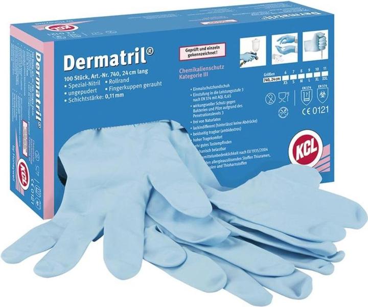 Produktbild KCL Einweg-Nitril-Handschuhe Dermatril 740 (6)