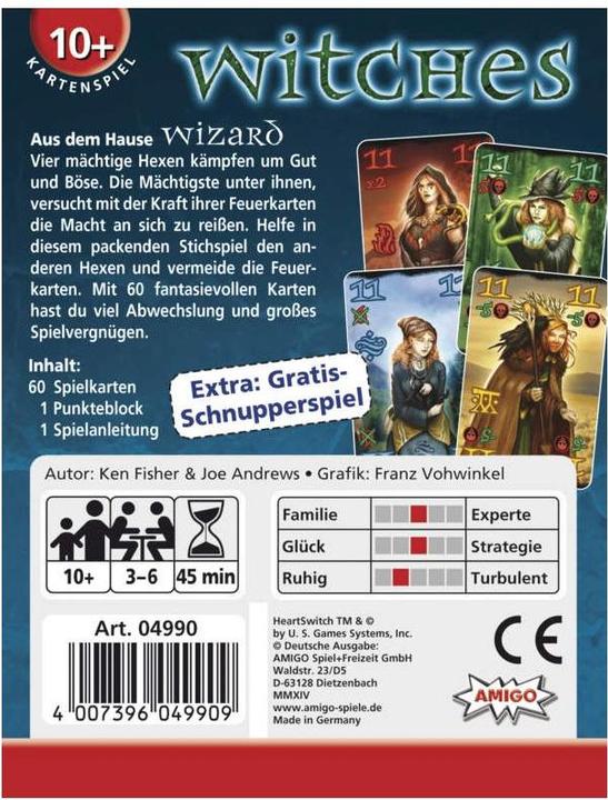 Actual product image Amigo Witches (German, 3 - 6 Players)
