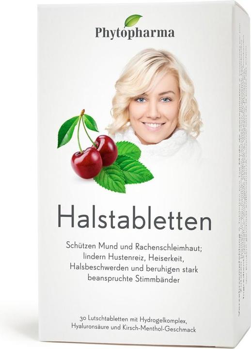 Produktbild Phytopharma trockener Hals und Hustenreiz KirschMenthol (30 Stück)