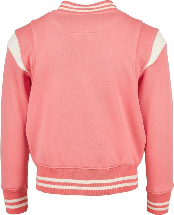 Actual product image Urban Classics Girls Inset College Sweat Jacket (122, 128)