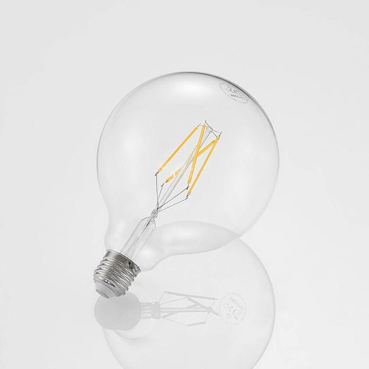 Produktbild Arcchio LED-Lampe E27 6W 2.700K G125 Globe, Filament, klar (E27, 6 W, 770 lm, 1 x, E)