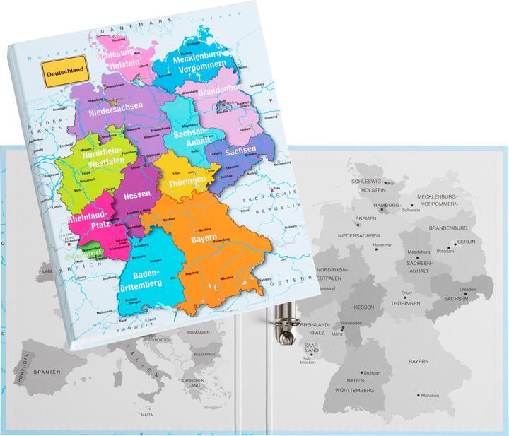 Pagna Ringbuch 2-Ringe Deutschland 3,8 cm DIN A4 (A4, 35 mm, 1 Stk.)