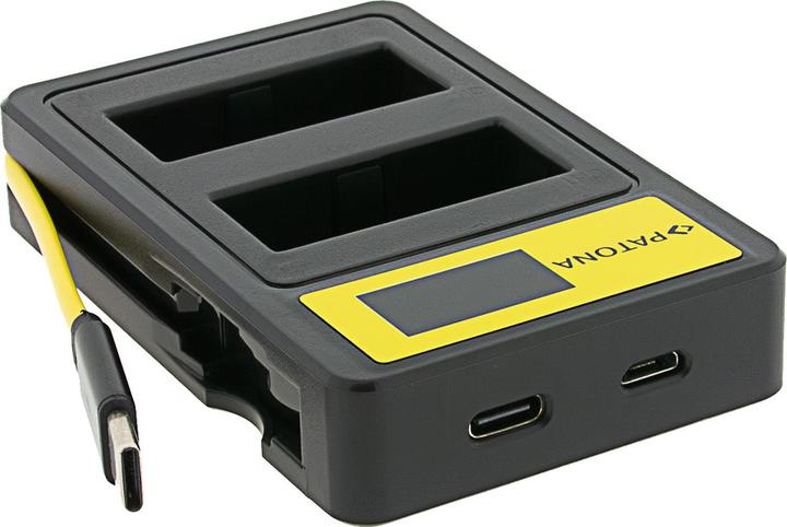 Produktbild Patona Smart Dual LCD USB Ladegerät f. Canon LP-E10 EOS EOS1100D EOS-1100D Rebel T3 Kiss X50 (Kamera Akku Ladegerät)