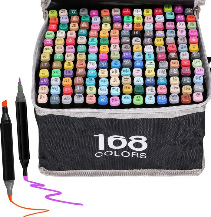 Actual product image Extralink Marker Set (Multicoloured, 168 x)