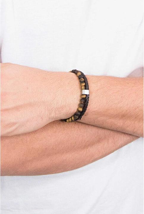 Image du produit Fossil vintage casual (19 cm, Acier inoxydable, Cuir)