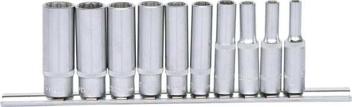 KS Tools 1/4" 12-kant doppenset lang
