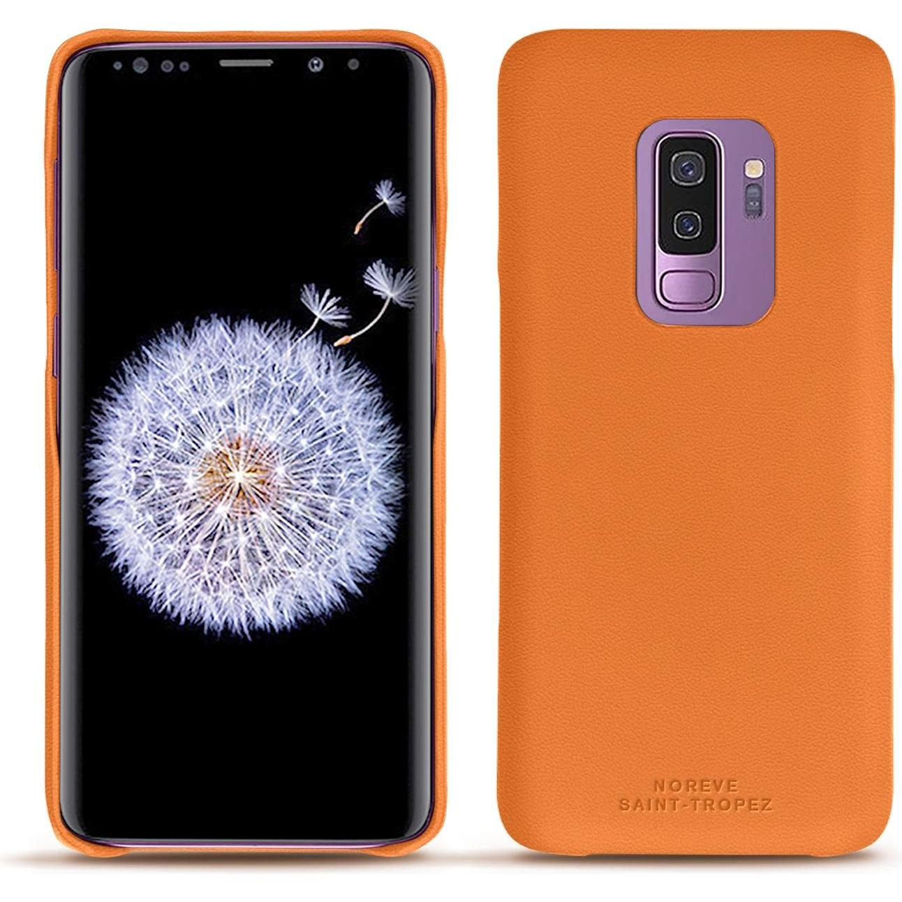 Thumbnail - Noreve Lederschutzhülle (Samsung Galaxy S9+), Smartphone Hülle, Orange