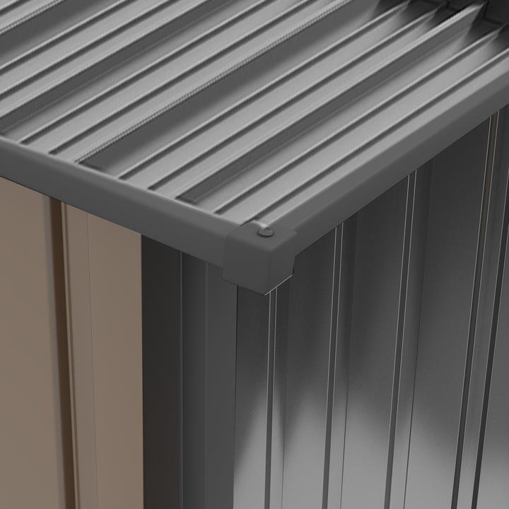 Produktbild Outsunny Gerätehaus Verzinkter Stahl Braun