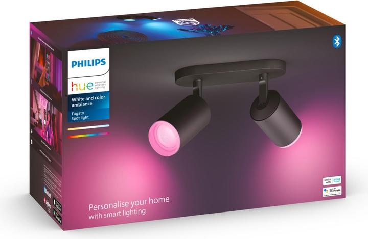 Actual product image Philips Hue Fugato Base BT (700 lm, GU10)