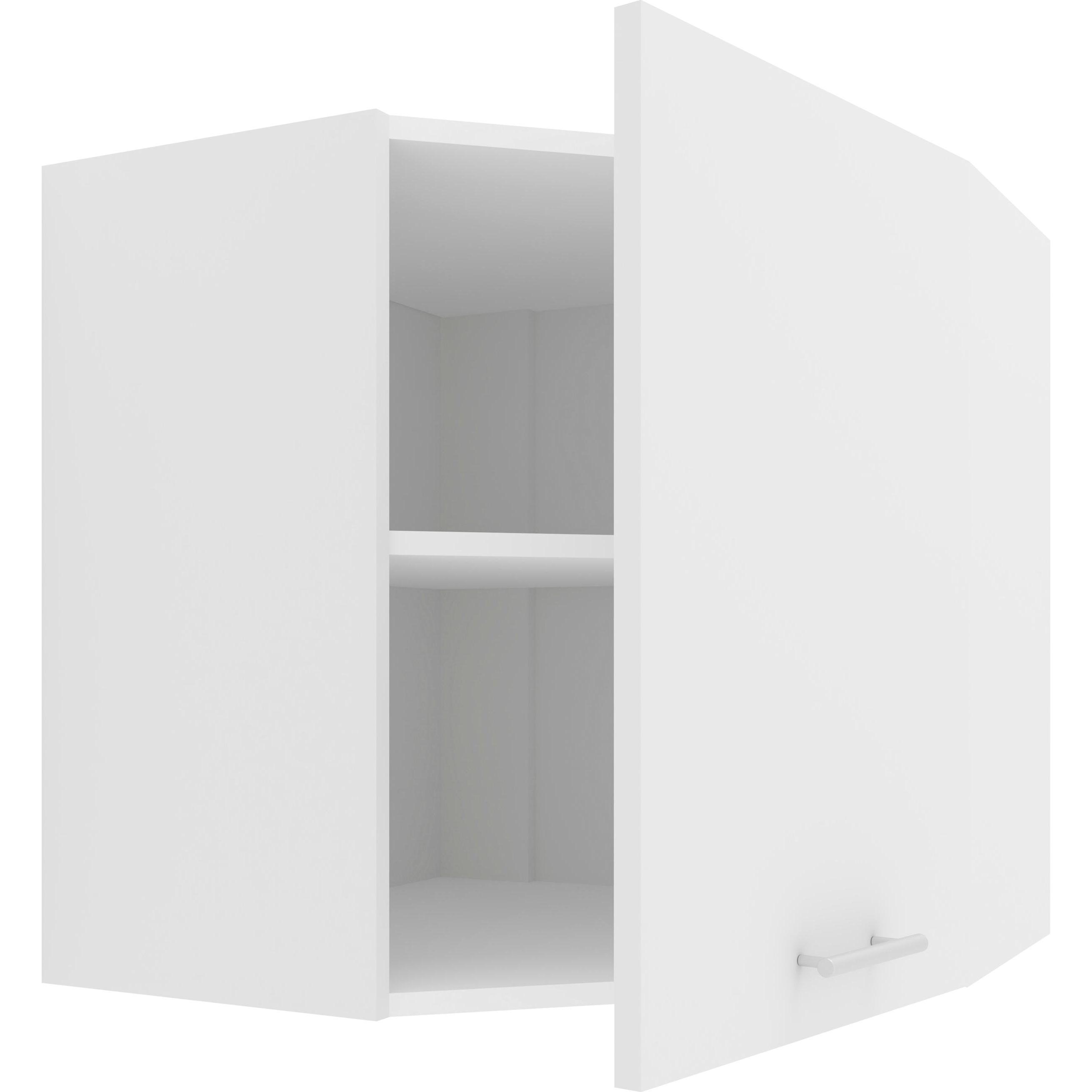 VCM, Regal, Eckschrank Küchenschrank Hängeschrank Küche Küchenmöbel Esilo (60 x 57 x 57 cm)