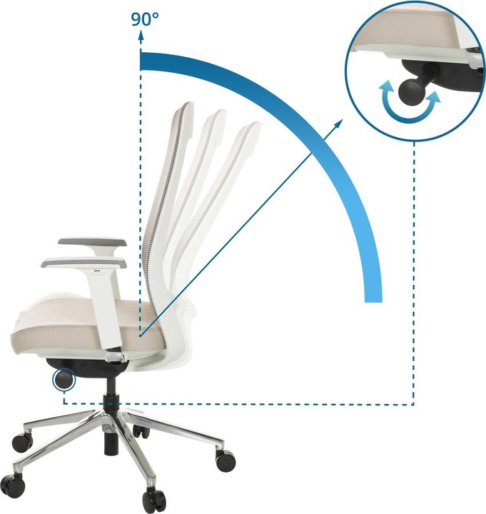 Produktbild Hjh Office Chiaro T2 White
