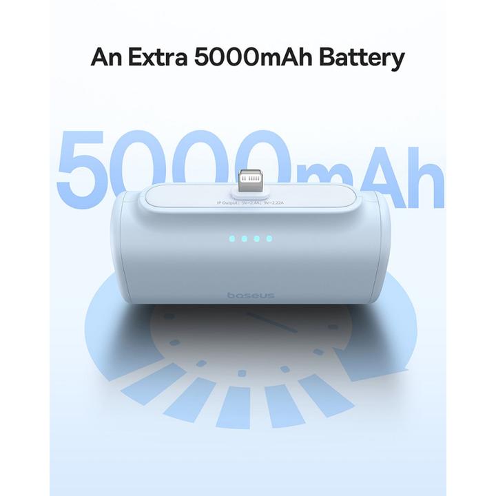 Produktbild Baseus Powerbank OS-Baseus Compact IP 5000mAh 20W (blue) (5000 mAh, 20 W, 18 Wh)