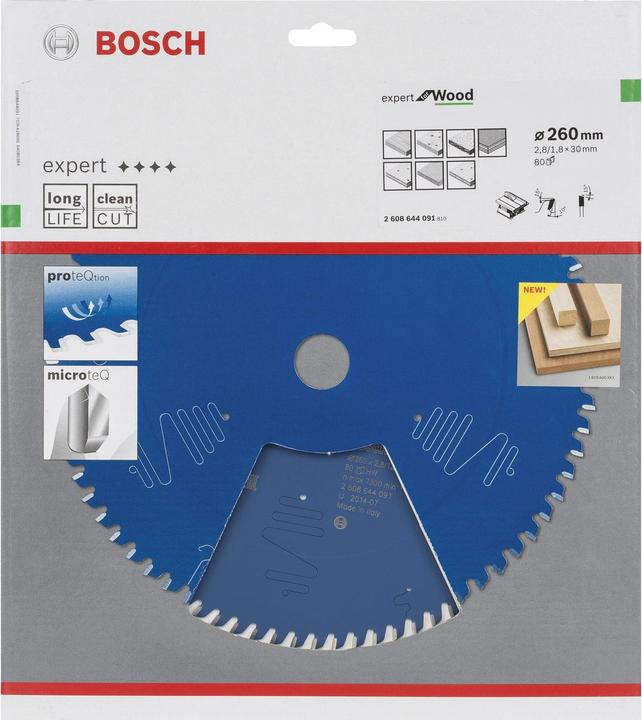 Productafbeelding Bosch Professional Zubehör Cirkelzaagblad Expert voor hout