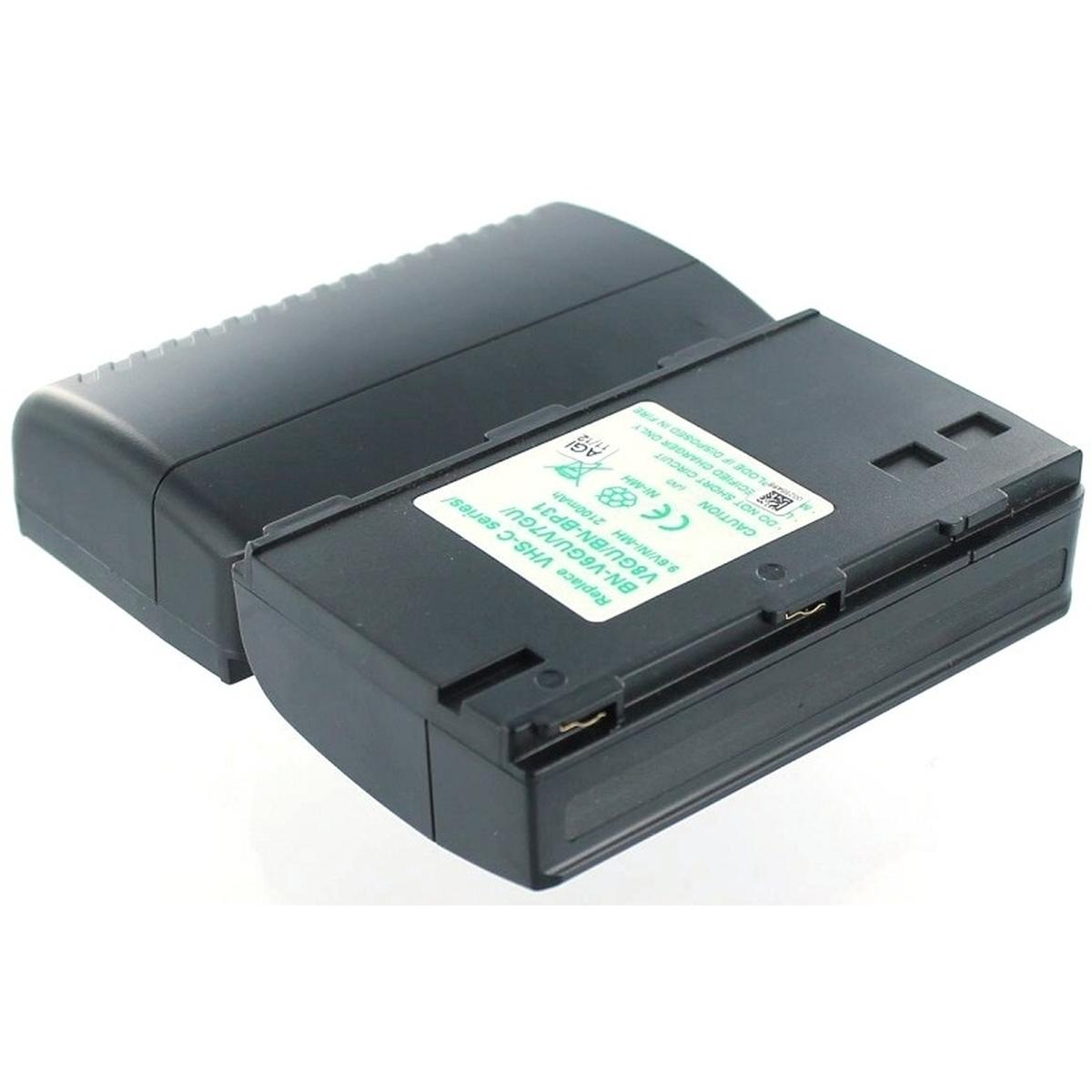 AGI VMC 3639 AF - 2100 mAh - 9,6 V - Nickel-Metallhydrid (NiMH) (Akku), Kamera Stromversorgung, Schwarz
