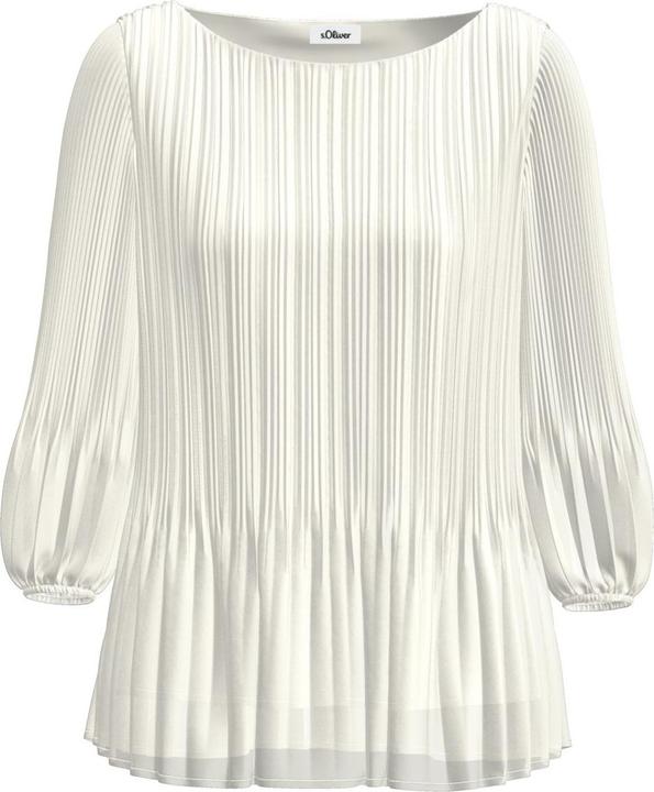 Image du produit S.Oliver Bluse Plisseebluse mit 3/4-Arm (38)