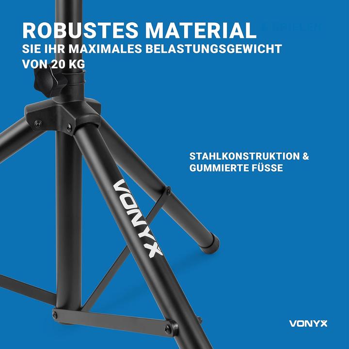 Actual product image Vonyx Höhenverstellbarer Lautsprecherständer (1 pcs., Wall installation, Height-adjustable)