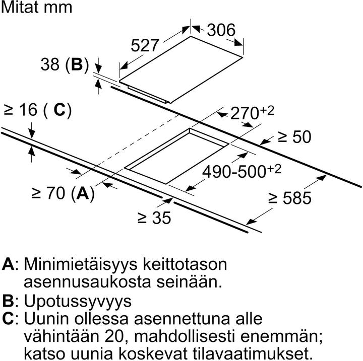 Image du produit Bosch Hausgeräte PKF375FP2E (27 cm, Table de cuisson électrique)