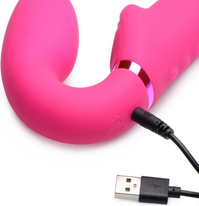 Image du produit XR Brands GPulse Gode vibrant sans manche avec télécommande Rose
