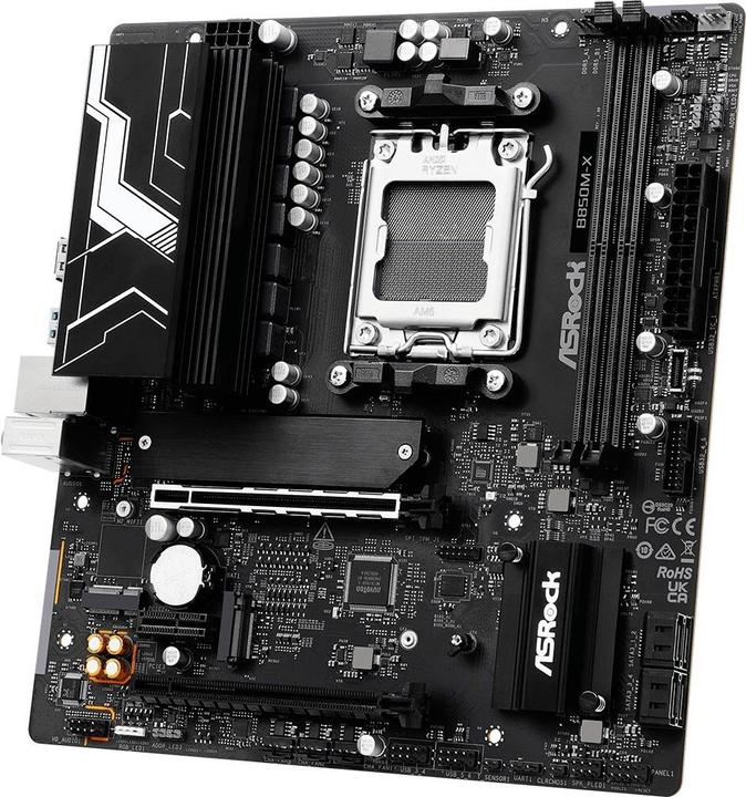 Actual product image AsRock B850M-X (AM5, AMD B850, mATX)