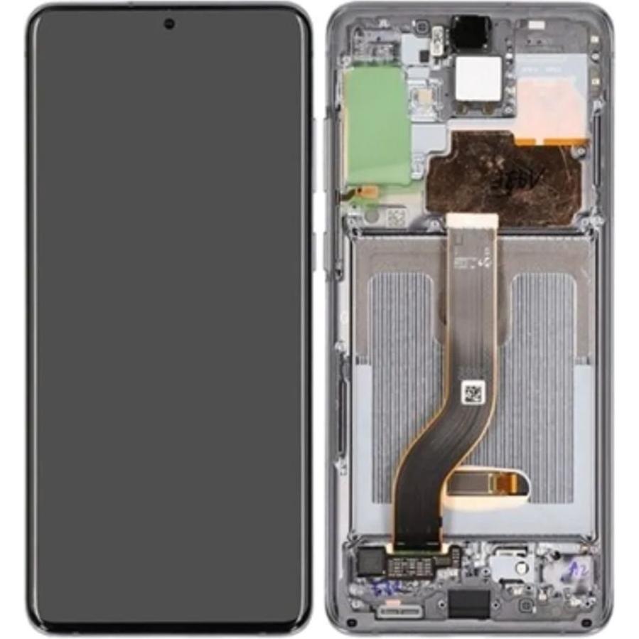 Samsung Galaxy S20+ (&5G) SM-G985F/SM-G986B LCD+Touch+Front cover - Cosmic Gray (Display), Mobilgerä