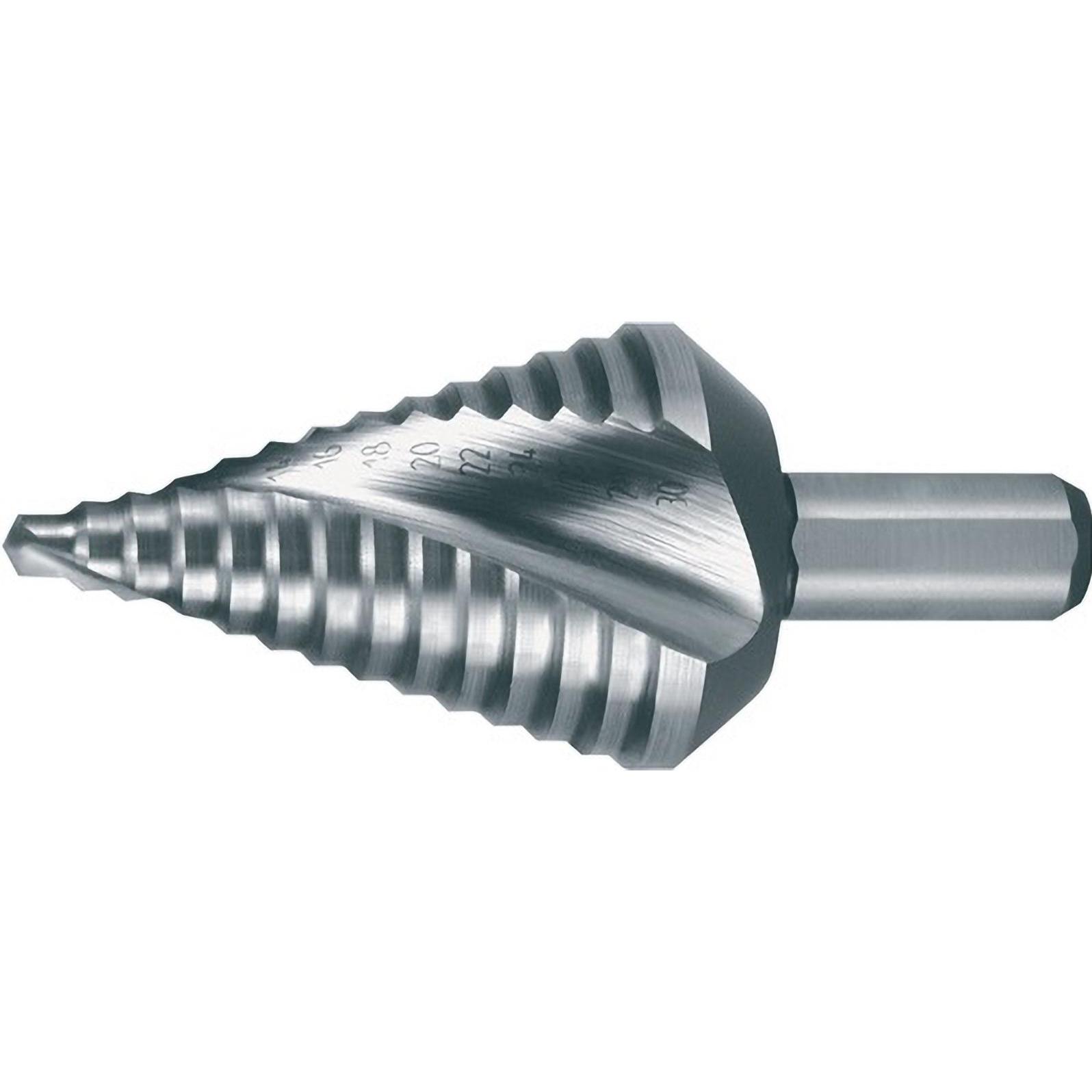 Ruko Stufenbohrer Bohrbereich 4 - 30 mm HSS spiralgenutet Schneidenanzahl 2 Stufenanzahl 14 (4 - 30) (101063/RUKO)