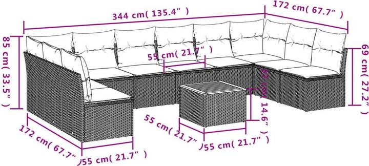 Produktbild vidaXL Nehemiah