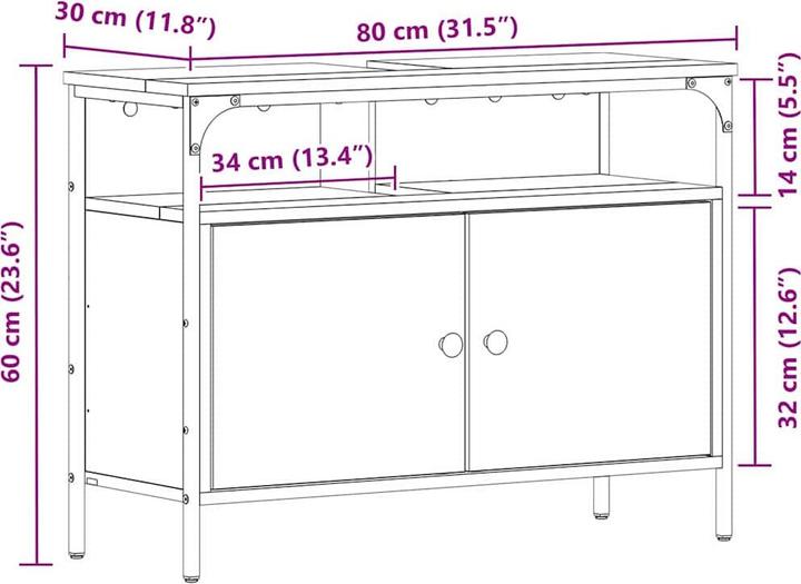 Produktbild vidaXL Badezimmer Waschbecken