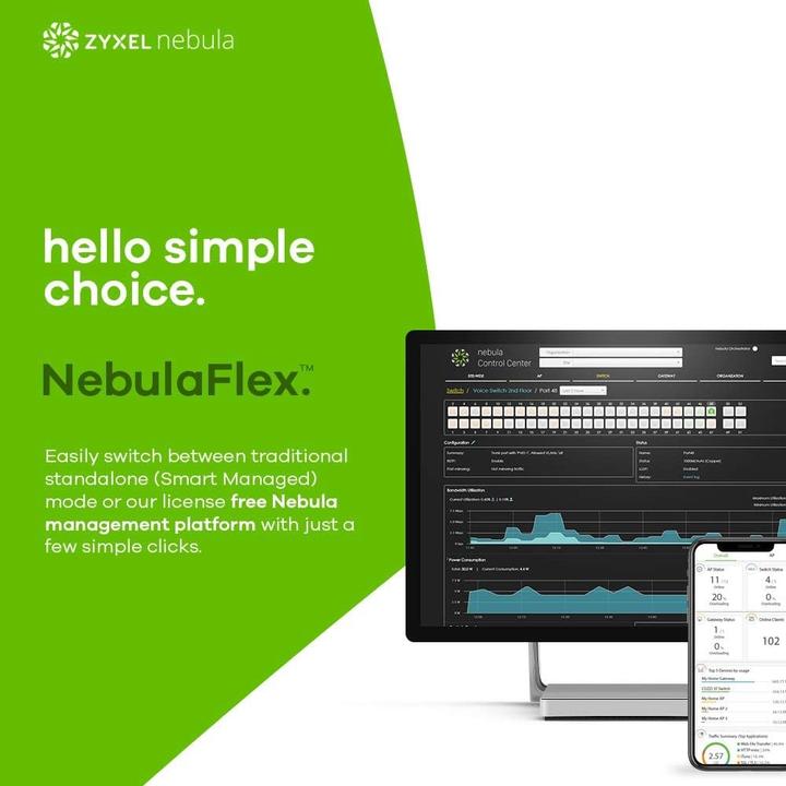 Produktbild Zyxel GS1920-48HPv2 (50 Ports)