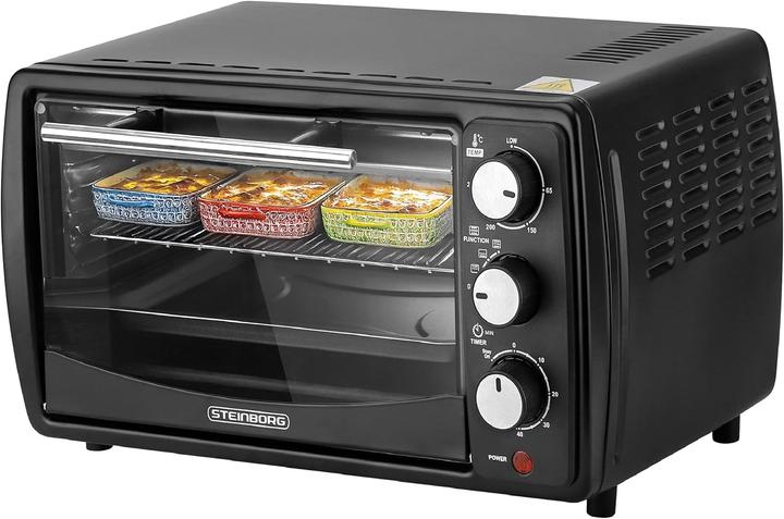 Steinborg Mini-Backofen mit Timer