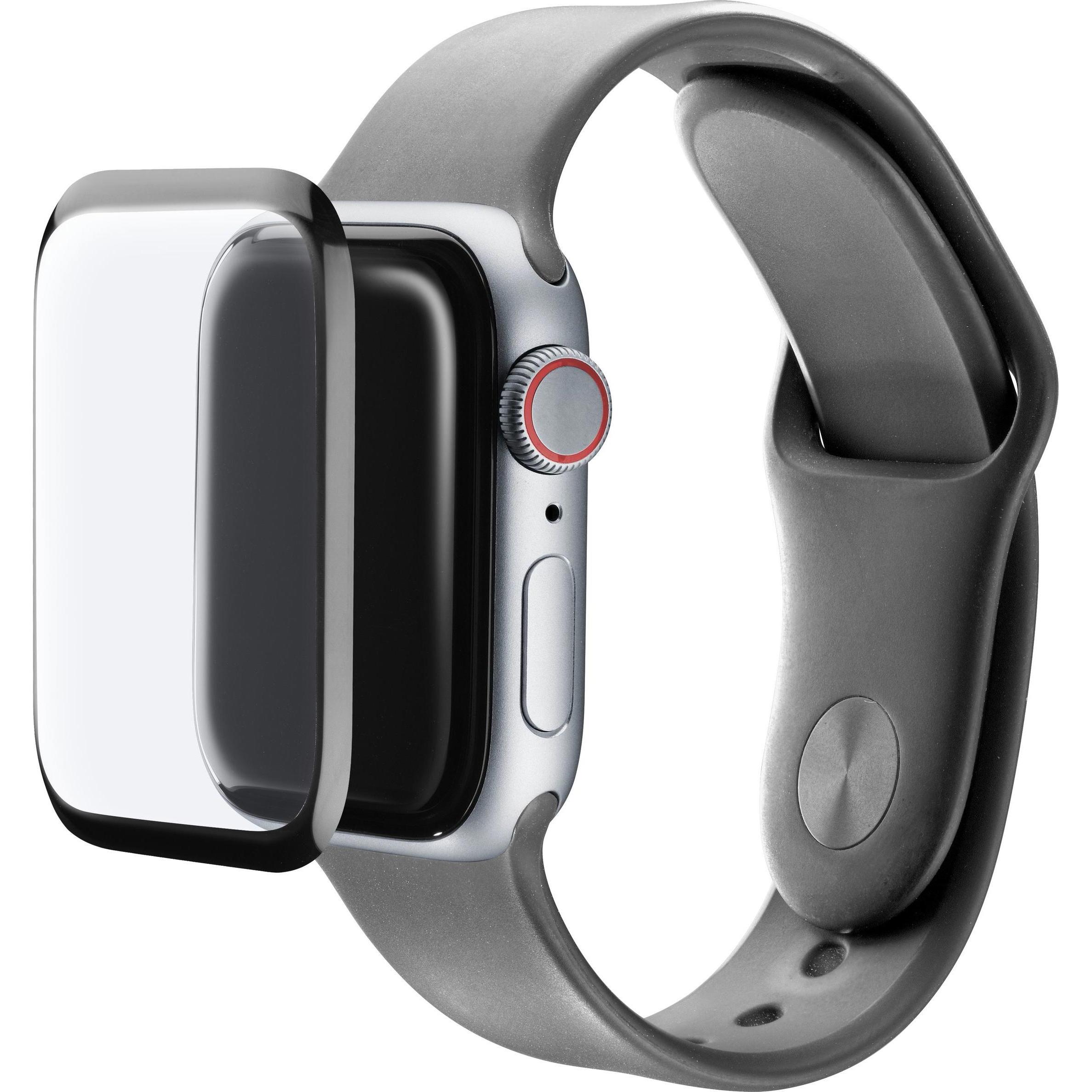 Cellularline Impact Glass Watch - Apple Watch 45mm, Smartwatch Zubehör, Transparent