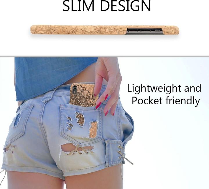 Actual product image Nalia Cork cell phone case (Apple iPhone XR)