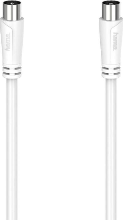 Image du produit Hama Câble d'antenne, connecteur coaxial - connecteur coaxial femelle, 5,0 m, 90 dB (90 dB, Câble d'antenne)