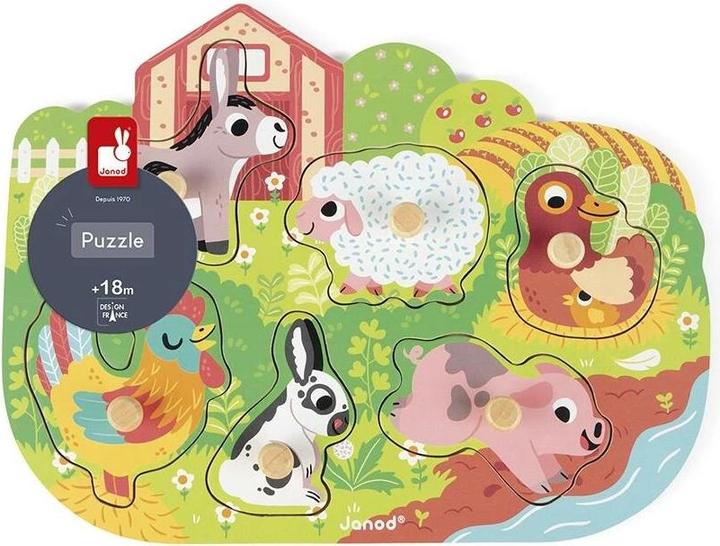 Produktbild Janod Bauernhof (6 Teile)