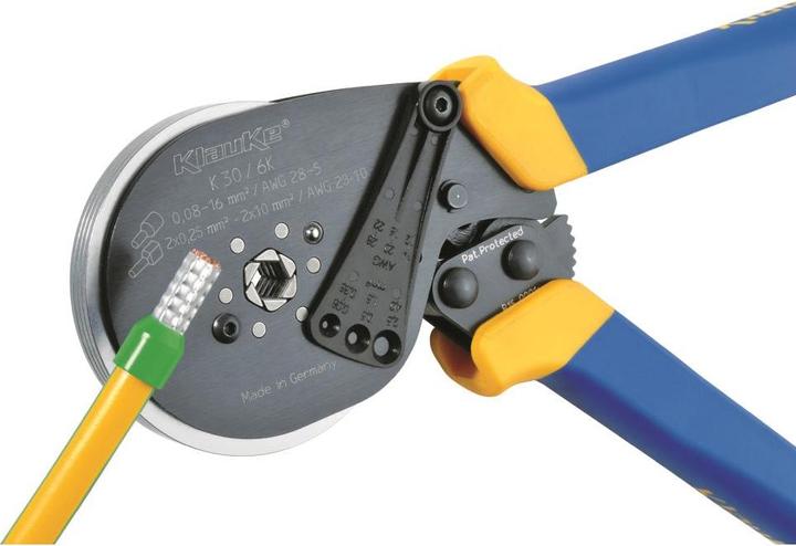 Produktbild Klauke Ratchet hand tool for cable end sleeves (215 mm)