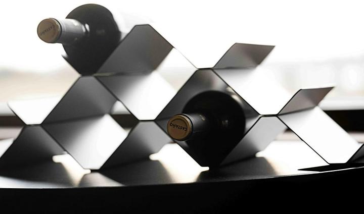 Produktbild Zone Denmark Weinregal Rocks für 9 Flaschen, Grau (51.5 x 17 cm, 9 Fl.)