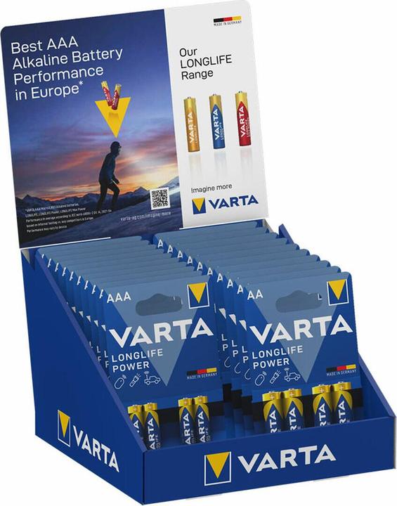 Produktbild Varta Alkali-Mangan-Batterie 10LR03+10LR06 (20 Stk., AAA)